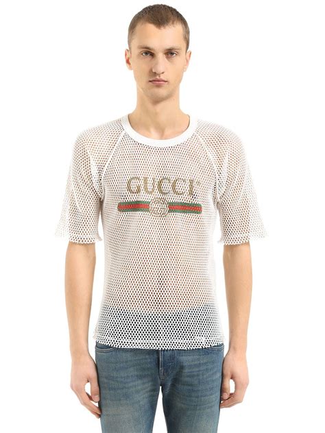 gucci mesh shirt|real gucci shirts for men.